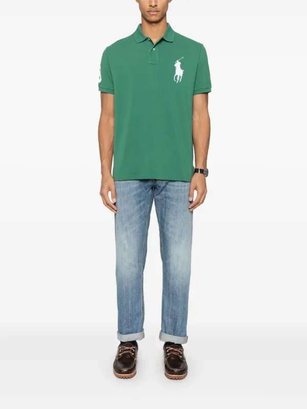 Polo by Ralph Lauren グリーン ポロシャツ XL POLO RALPH LAUREN（ポロ・ラルフローレン） XL/古着 ラルフローレン