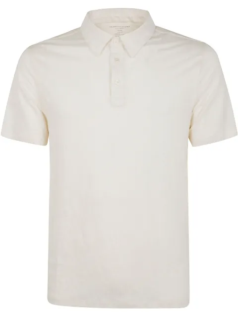 Majestic Filatures linen-blend polo shirt