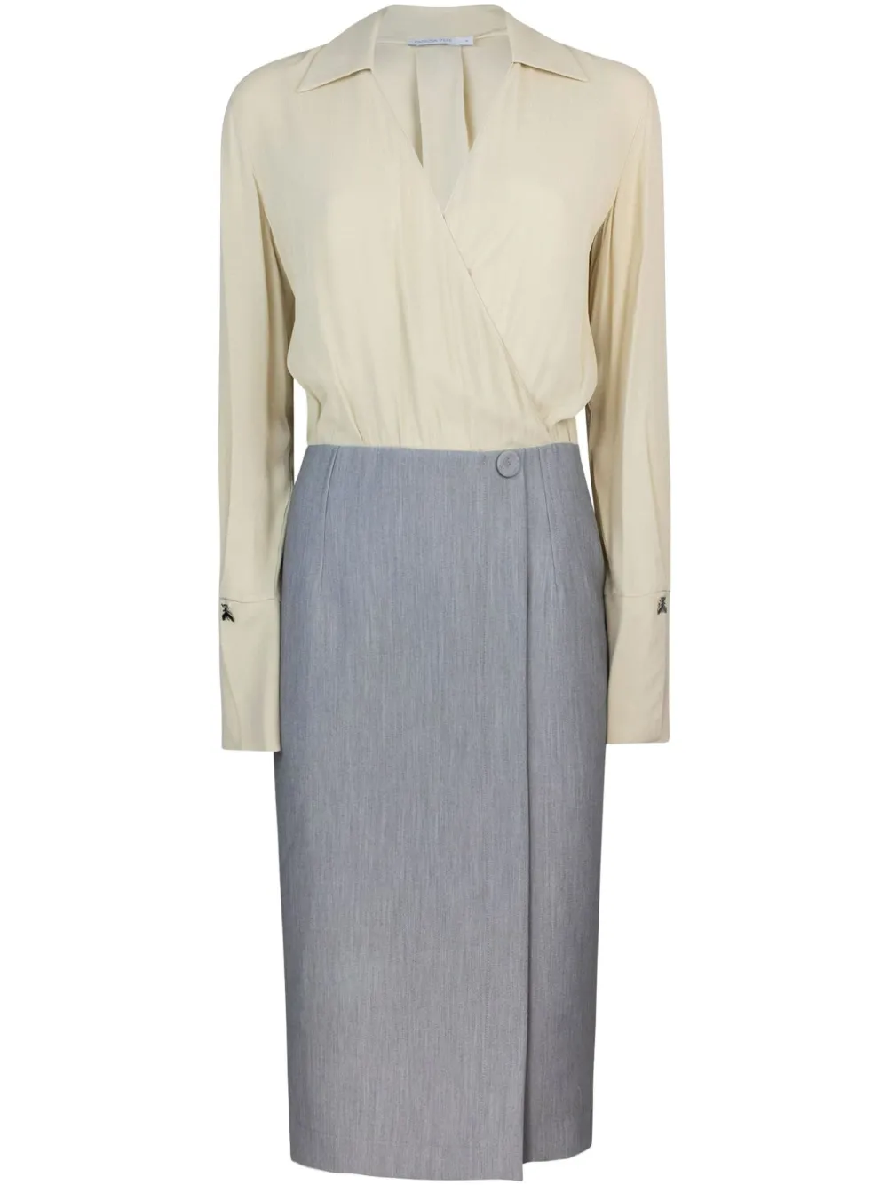 PATRIZIA PEPE TWO-TONE DRESS