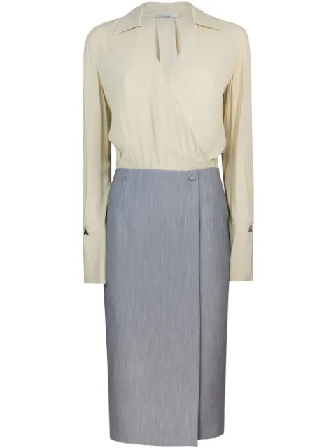 Patrizia Pepe two-tone dress 8A1473A533 - 0