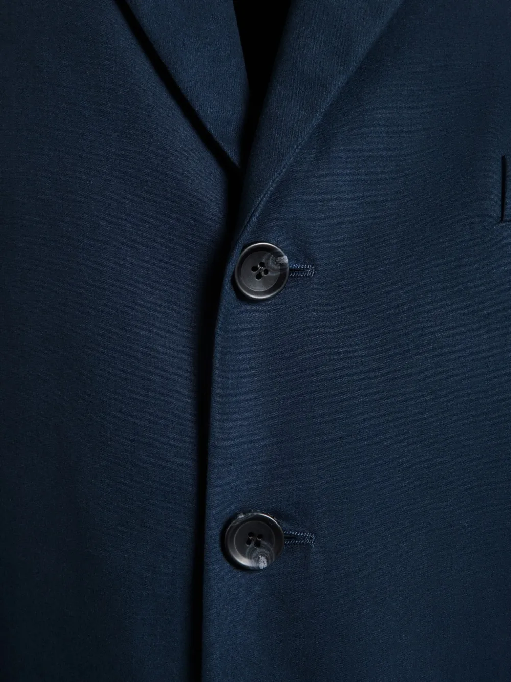 Bally Blazer met enkele rij knopen Blauw