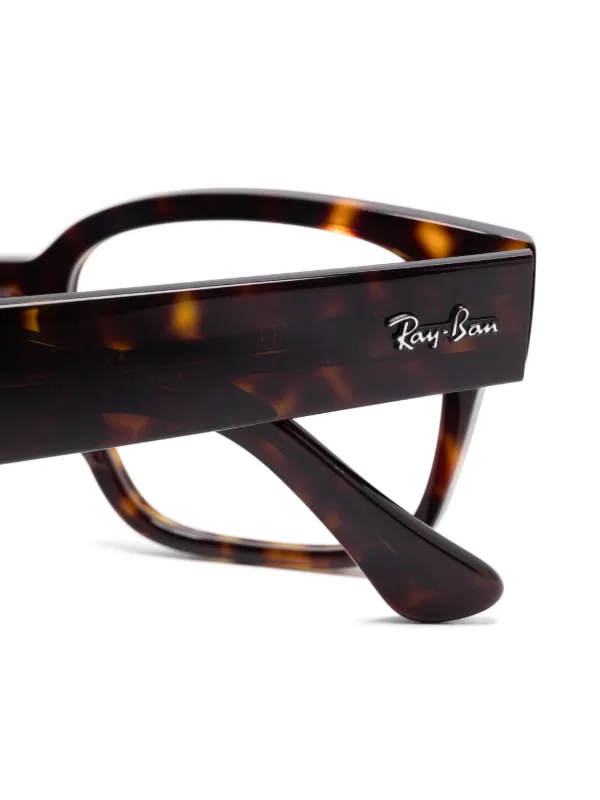 Ray-Ban 7256 眼鏡フレーム | ブラウン | FARFETCH JP