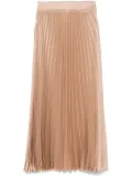 kaos pleated midi skirt - Neutrals