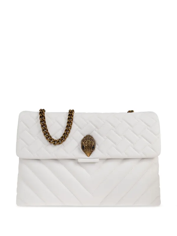 Kurt Geiger London Kensington Shoulder Bag White FARFETCH GE