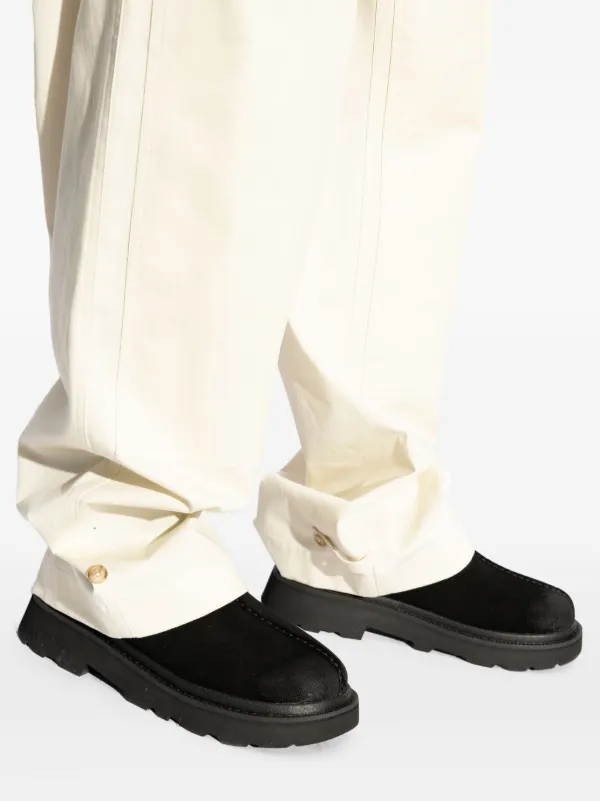 UGG Tasman Lug Slippers | Black | FARFETCH