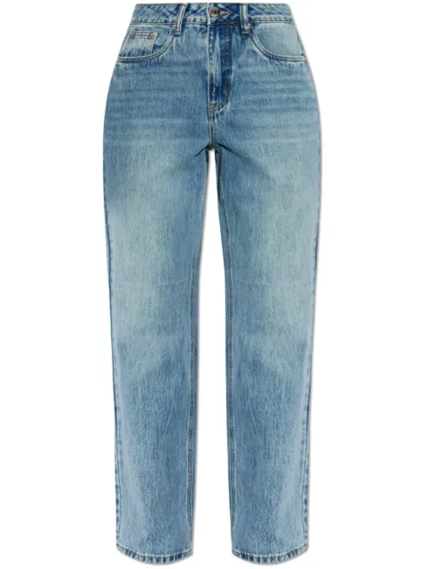 Gestuz high-rise straight-leg jeans
