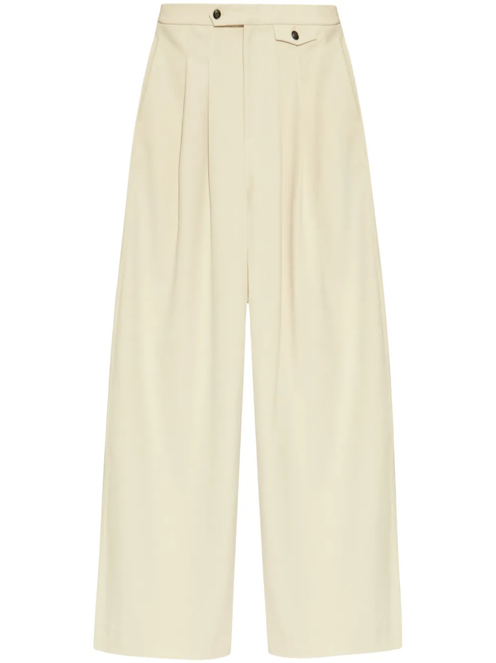 pleat-detailing trousers