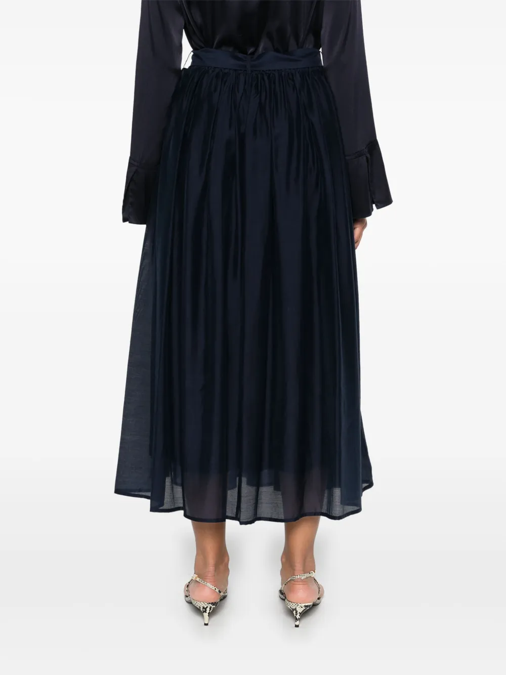 kaos Midi-rok Blauw