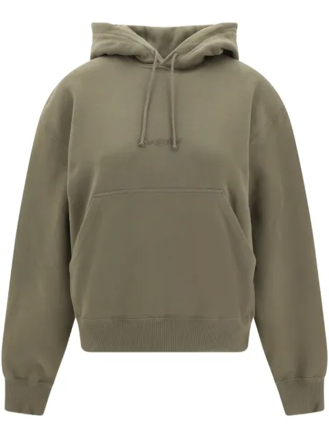 Saint Laurent hoodie con logo bordado