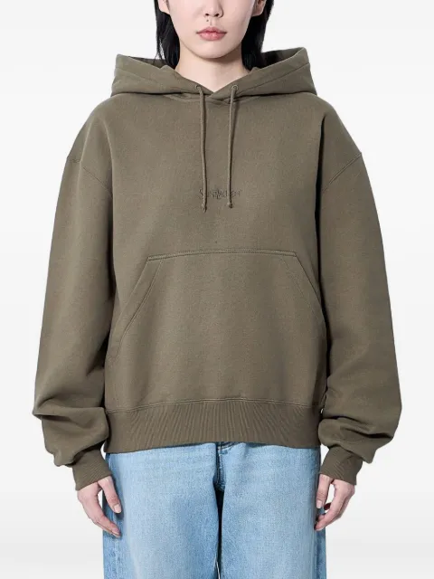 Saint Laurent hoodie con logo bordado