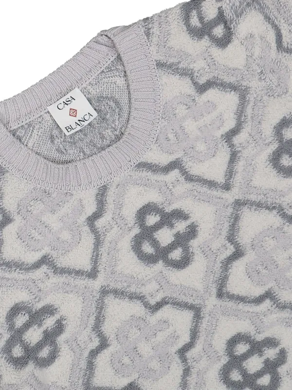 Casablanca モノグラム プルオーバー | グレー | FARFETCH JP