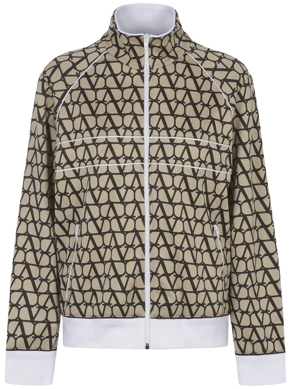 Valentino Garavani VLogo jack met rits Beige