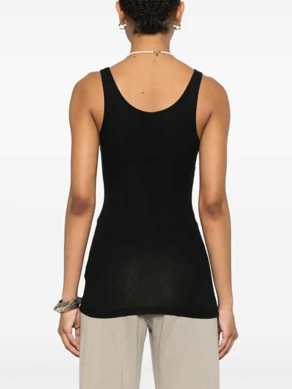 strapless open back dress JAMES PERSE WOMENS RIBBED DAILY TANK