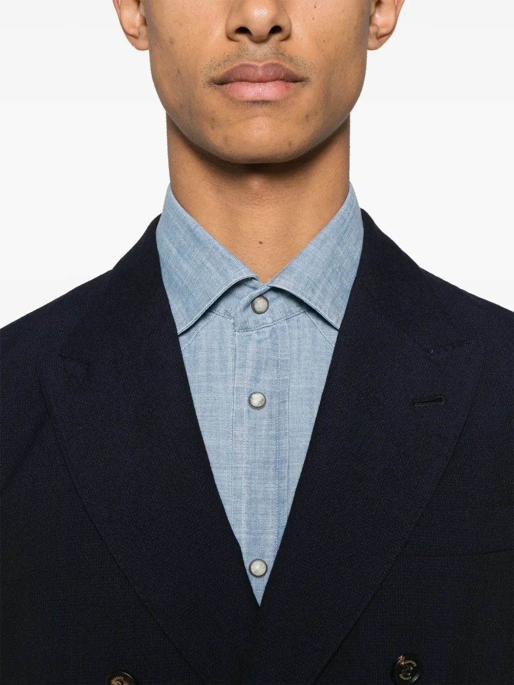 Eleventy Katoenen overhemd Blauw