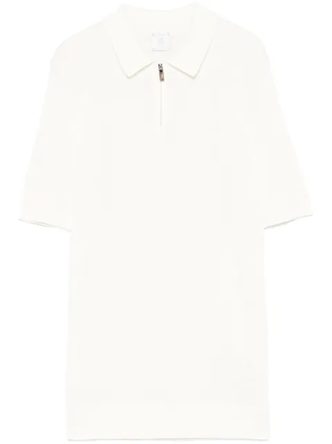 Eleventy textured polo shirt