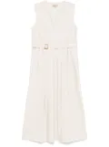 Woolrich belted midi dress - Neutrals