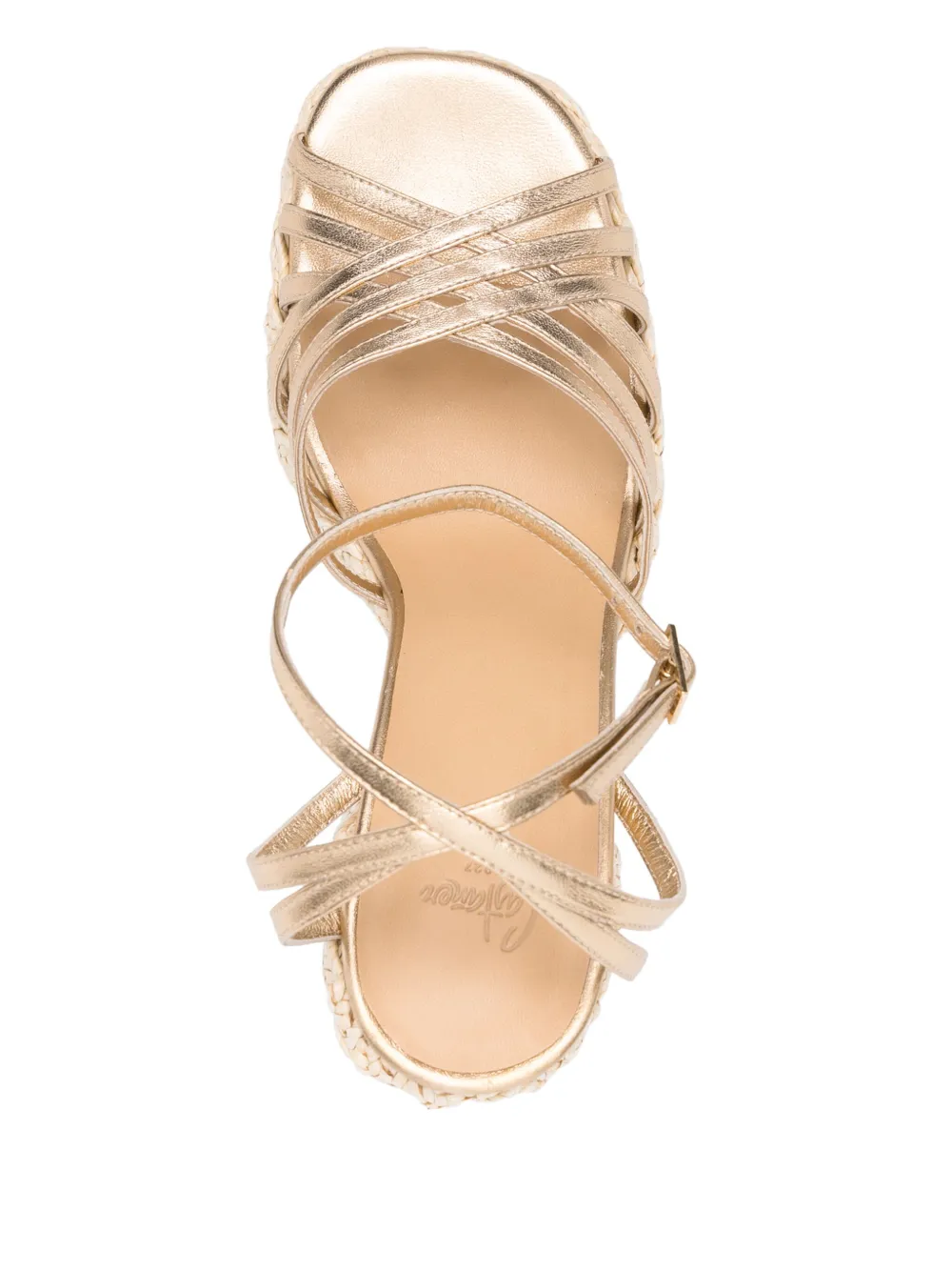 Castañer 130mm Farah sandals Gold