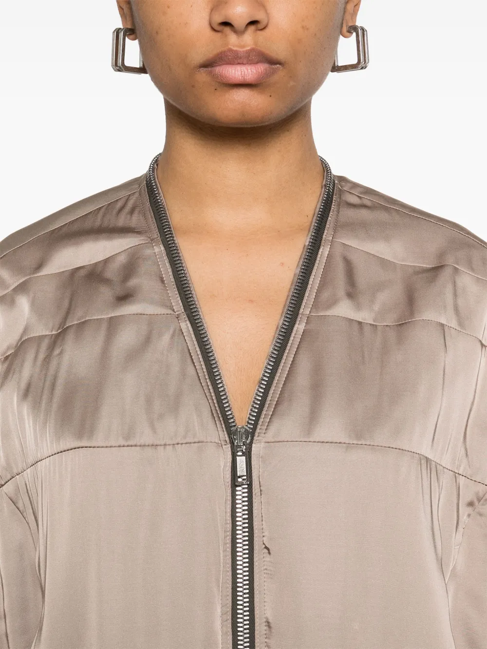 Rick Owens Bodywarmer met gerafelde rand Bruin