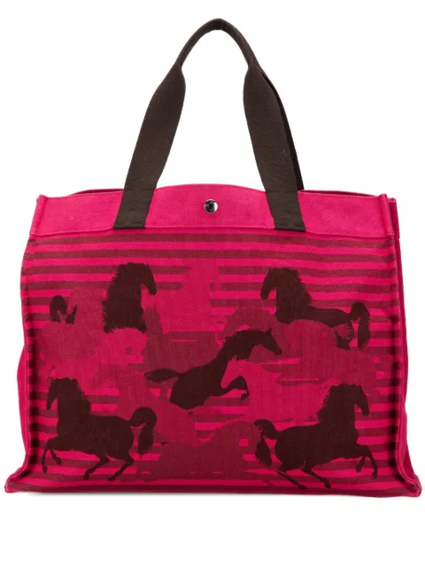 Hermès Pre-Owned tote Toile Chevaux En Camouflage Beach 2000-2010