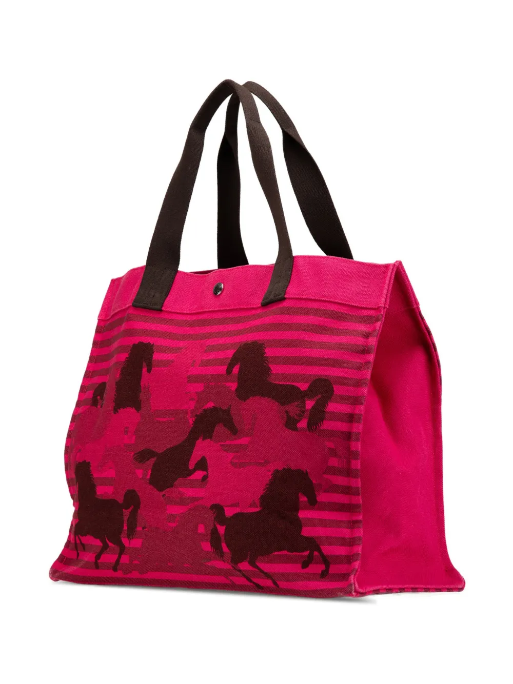 Hermès Pre-Owned 2000-2010 Toile Chevaux En Camouflage Beach shopper - Roze