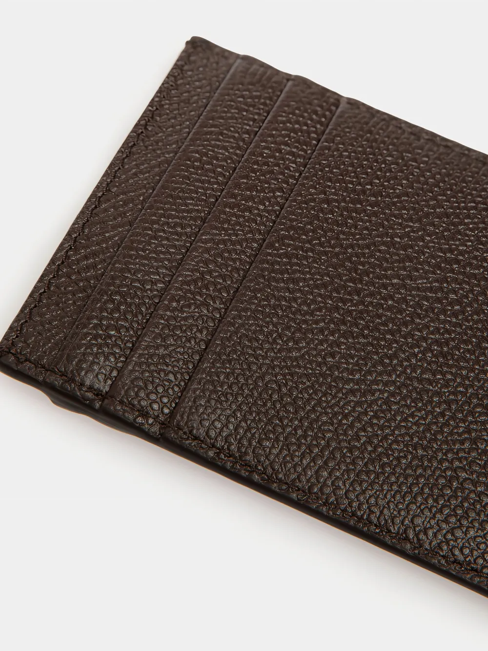 Bally Pasjeshouder met vlag Bruin