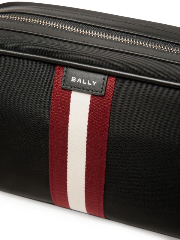 Bally Code Wash Bag Black FARFETCH JO