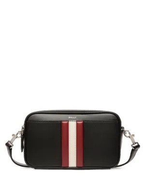 Bally Code ストライプ メッセンジャーバッグ | ブラック | FARFETCH JP