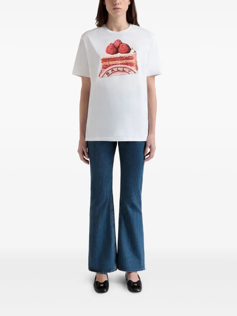 Bally Cake-print T-shirt - Wit