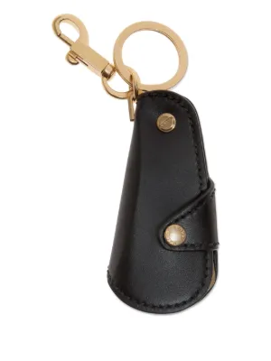BALLY レザー キーホルダー Bally バリー BALLY キーケース キーリング ブラック プリント