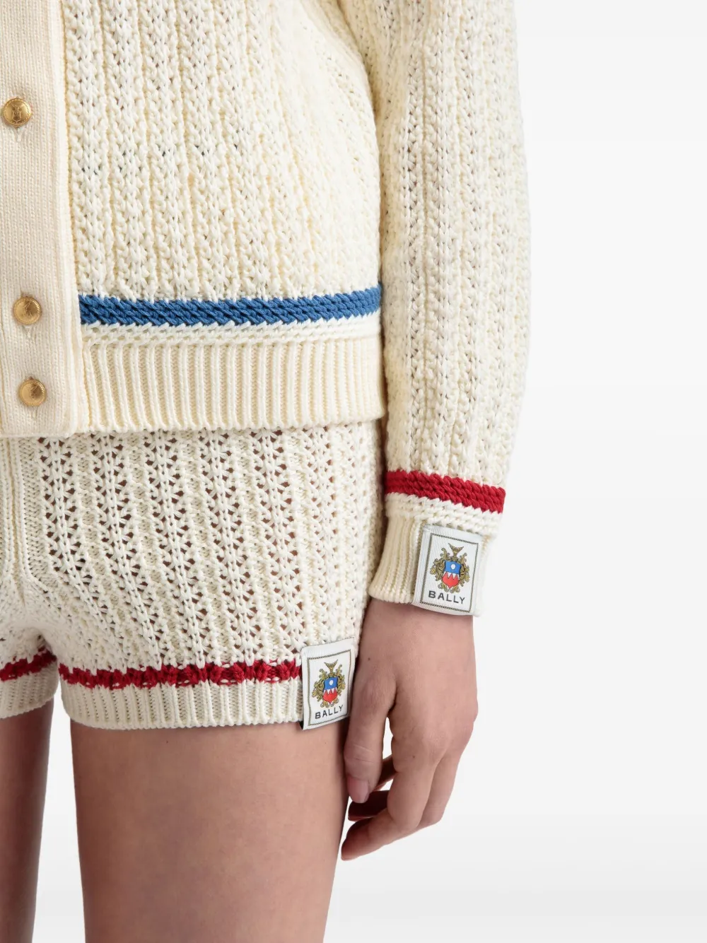Bally Katoenen vest Wit