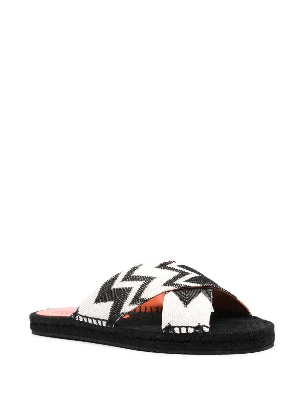 Missoni Espadrilles met gekruiste bandjes - Zwart