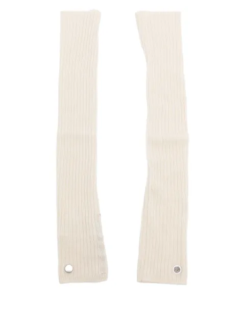 Rick Owens guantes para calentadores de brazos