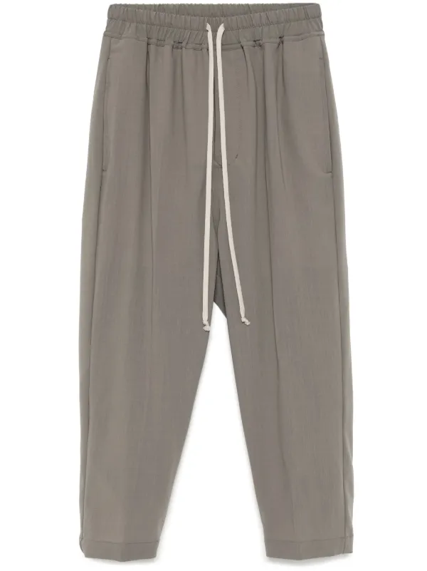 パンツ RICK OWENS DRAWSTRING ASTAIRES CROPPED TROUSERS 28892477_58229889_600.jpg