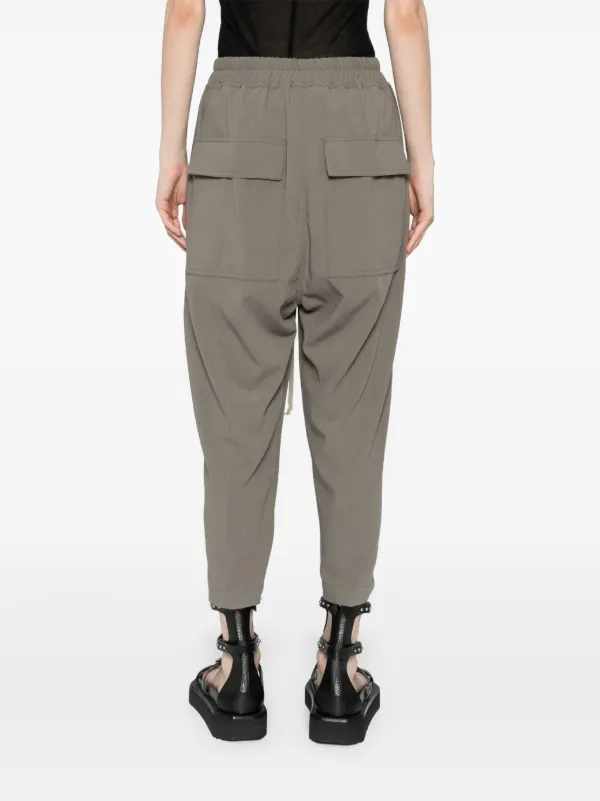パンツ RICK OWENS DRAWSTRING ASTAIRES CROPPED TROUSERS Rick Owens Drawstring Astaires Cropped Trousers | Grey
