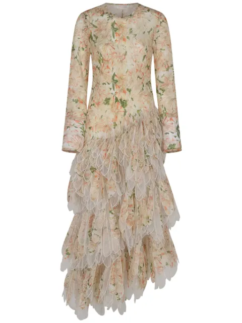 ZIMMERMANN Natura Feathered dress 
