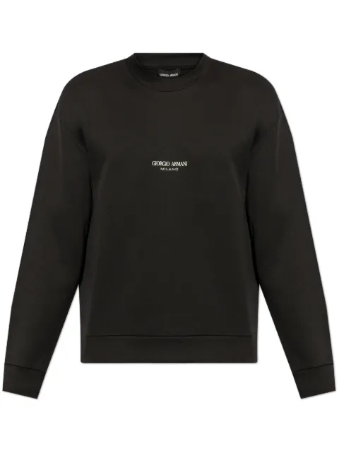 Giorgio Armani sudadera con cuello redondo