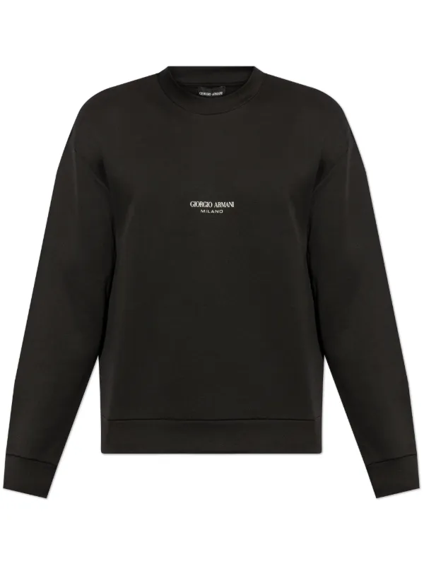 Giorgio Armani スウェットシャツ | ブラック | FARFETCH JP