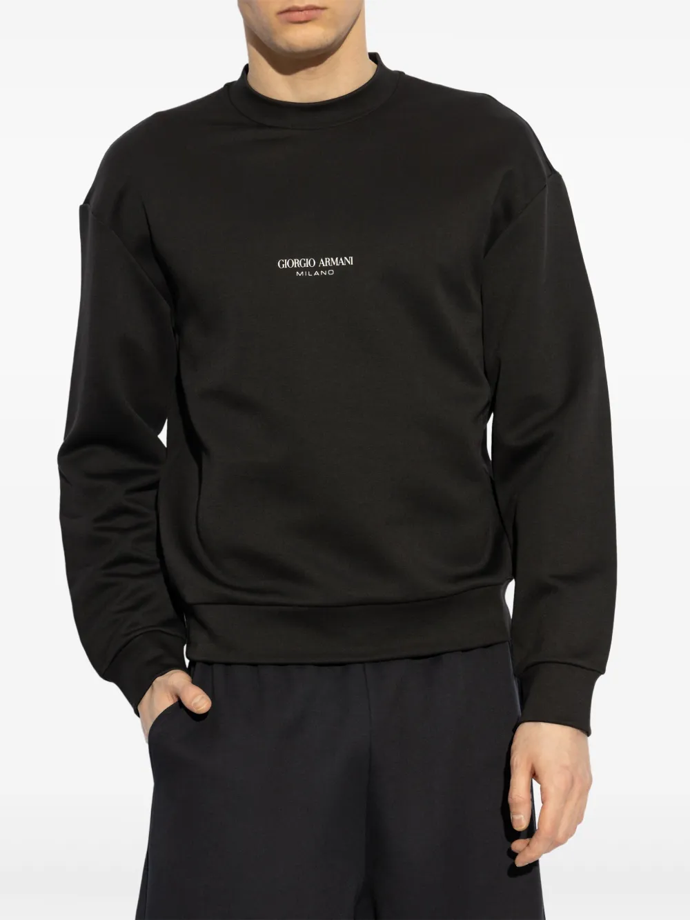 GIORGIO ARMANI JERSEY SWEATSHIRT