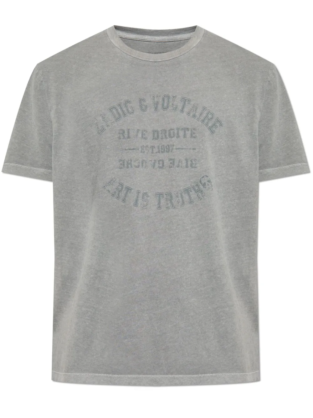 Zadig&Voltaire playera con logo estampado | gris | Image 1