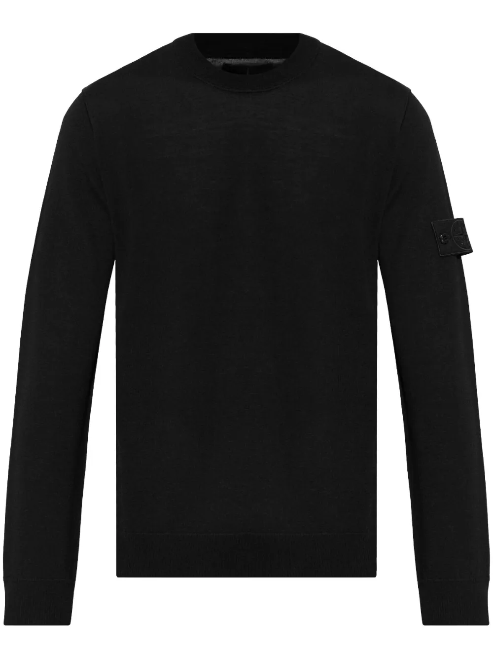 Stone Island Compass-motif jumper | Black | Image 1