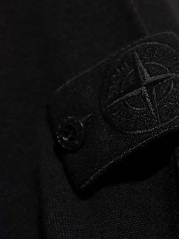 Stone Island コンパスモチーフ プルオーバー | ブラック | FARFETCH JP