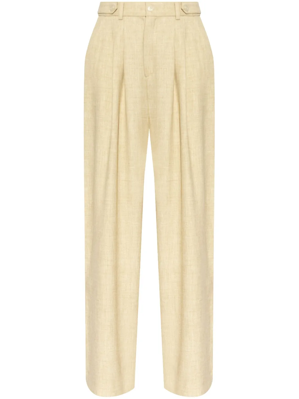 pleat-detailing trousers