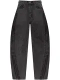 adidas tapered-leg jeans - Black