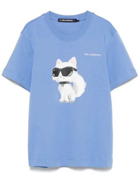 Karl Lagerfeld T-Shirt mit Choupette-Print