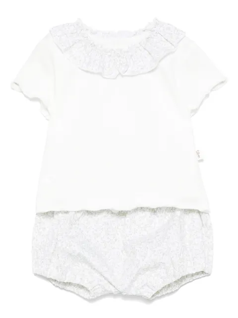 TEDDY & MINOU floral-print shorts and T-shirt set 