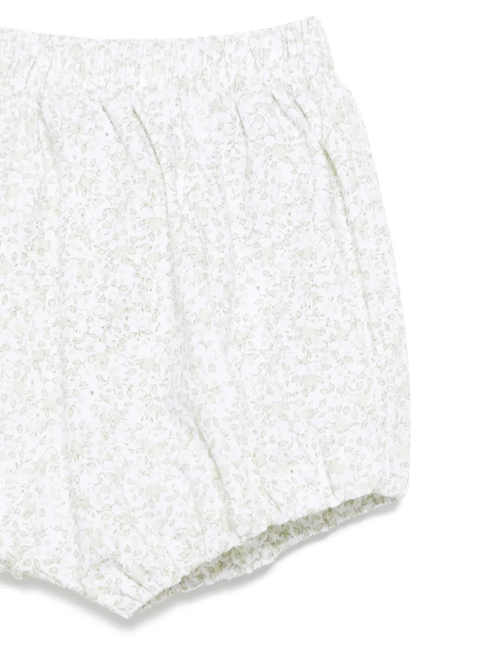 TEDDY & MINOU T-shirt en shorts met bloemenprint Wit