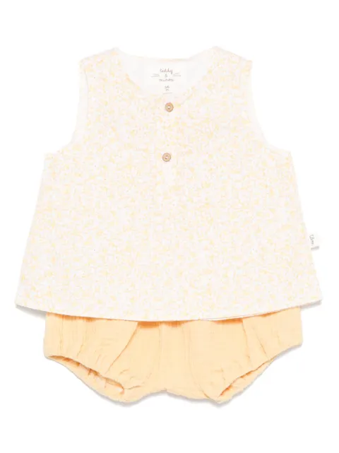 TEDDY & MINOU set de top y camisa con estampado floral