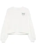 PINKO cotton sweatshirt - White