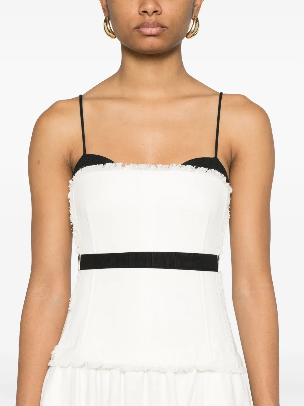 Simkhai Quinlin maxi-jurk Wit