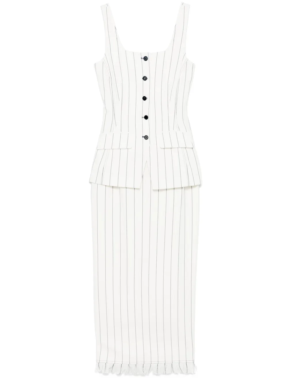 Simkhai Xandria midi dress | White | Image 1